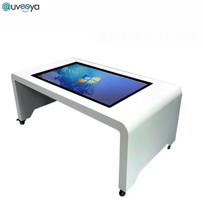 Meja Layar Sentuh Interaktif Auveeya Disesuaikan 55 Inch