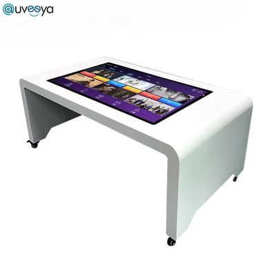 Auveeya Tempered Glass LCD Tabletop Touch Screen Monitor Meja Tampilan Interaktif