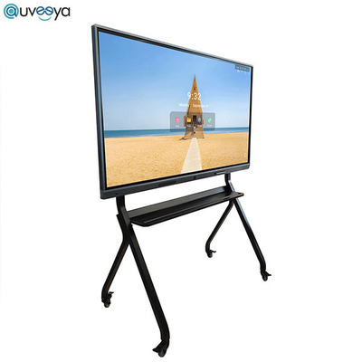 4K Led IR20 Touch Interactive Flat Panel Display 98 Inch Untuk Pengajaran Dan Rapat