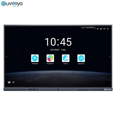 OEM 4K LED Digital Interactive Panel 75 Inch Dengan PC OPS Opsional