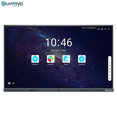 4K Led IR20 Touch Interactive Flat Panel Display 98 Inch Untuk Pengajaran Dan Rapat