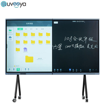 X5PRO Educational Flat 4k Interactive Panel Menampilkan 75 Inch Dengan Kamera