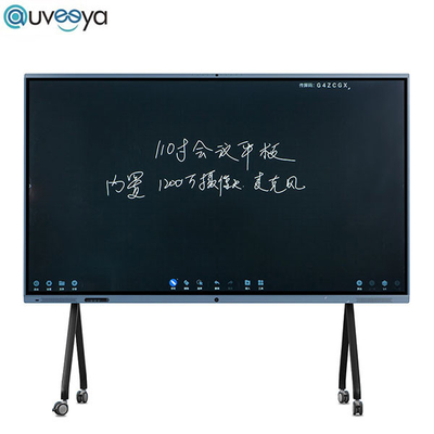 65, 75, 86, 98, 110inch Portable Electronic Interactive Whiteboard Dengan Built In Camera