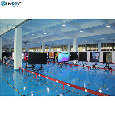 4K Led IR20 Touch Interactive Flat Panel Display 98 Inch Untuk Pengajaran Dan Rapat
